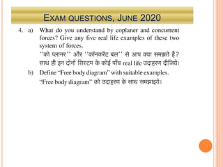 EXAM QUESTIONS, JUNE 2020
 