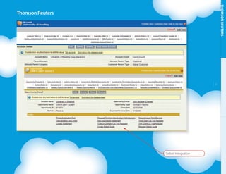 CHALLENGES SOLUTION RESULTS 31
•	Integrate existing Breeze order entry
system with salesforce.com, which is
used to manage...