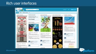 BRAND NEW! Introducing Trailhead
Challenge Yourself! http://developer.salesforce.com/trailhead
 