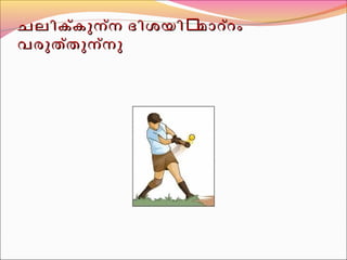 ചചലലിികക്ക്കുുനന്ന്ന ദദിിശശയയിിൽൽ മമാാറററ്റ്ംം 
വവരരുുതത്ത്തുുനന്ന്നുു 
 