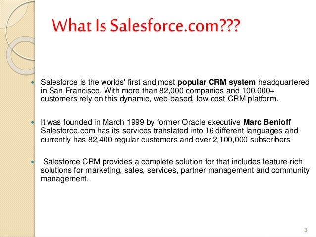 what is salesforce com