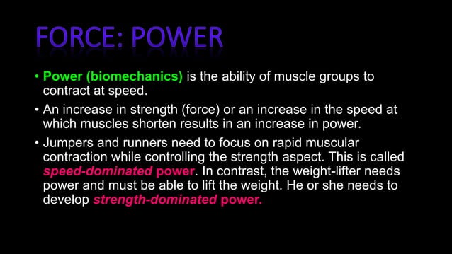 Biomechanics 101: Motion & Force | PPTX