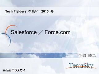 Salesforce ／ Force.com Tech Fielders  の集い  2010  冬 今岡 純二 