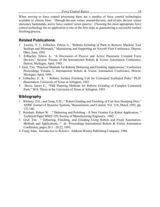 Force Control Basics | PDF