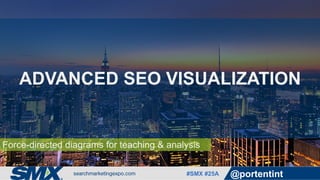 #SMX #25A @portentint
Force-directed diagrams for teaching & analysis
ADVANCED SEO VISUALIZATION
 
