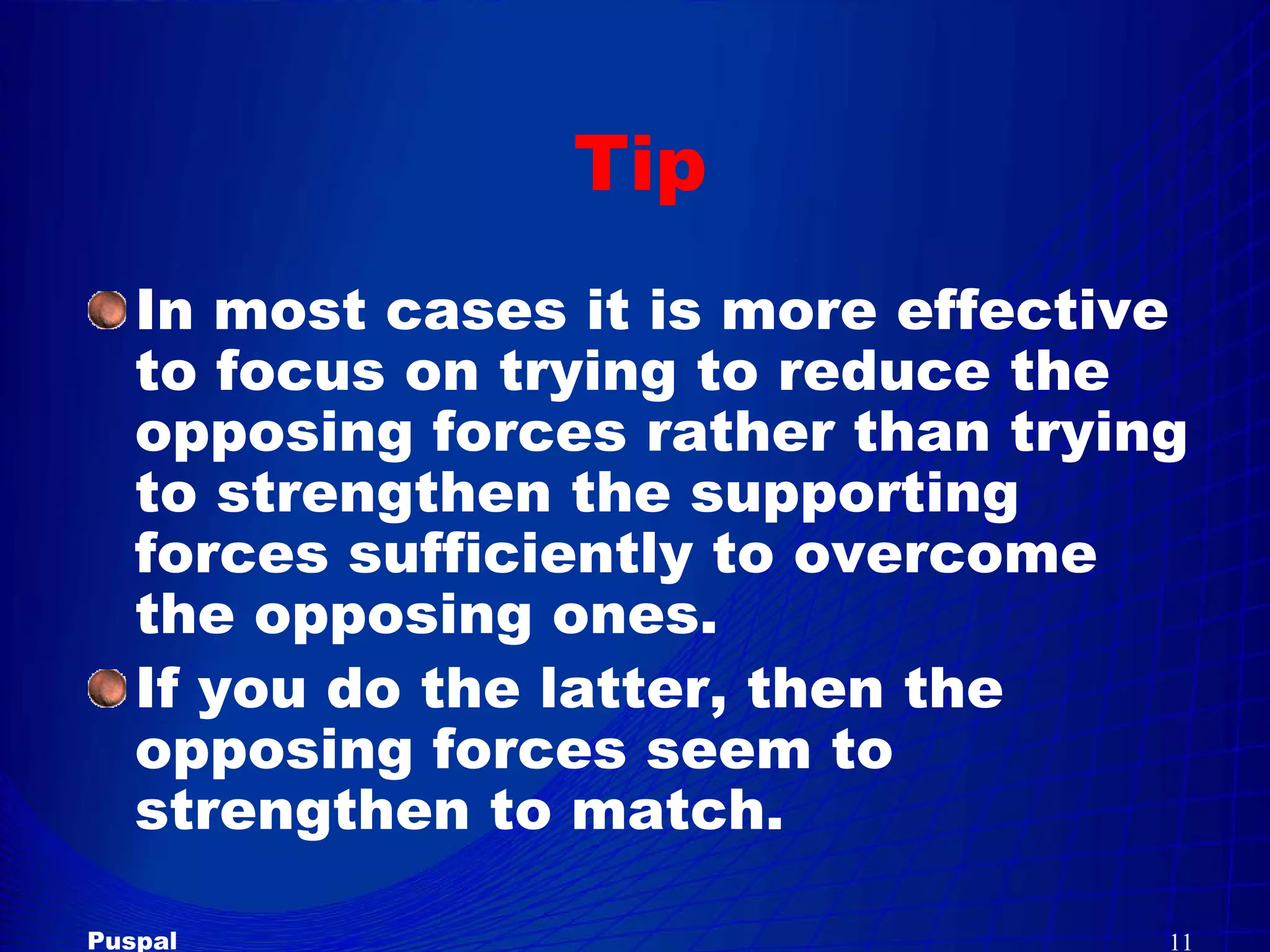 Force  Field  Analysis