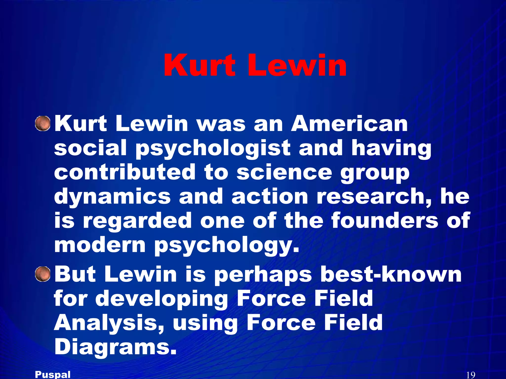 Force  Field  Analysis