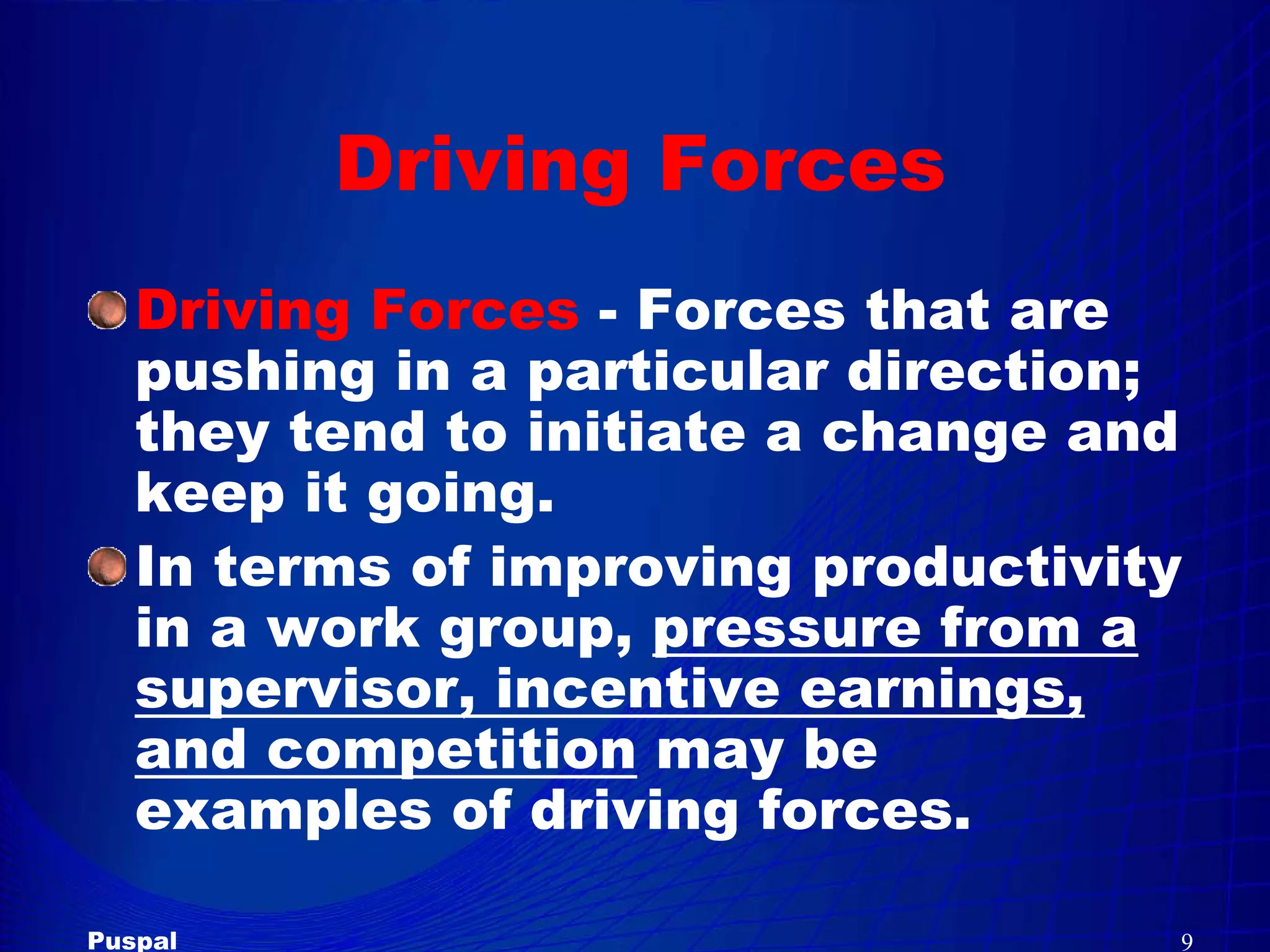 Force  Field  Analysis