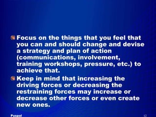 Force  Field  Analysis