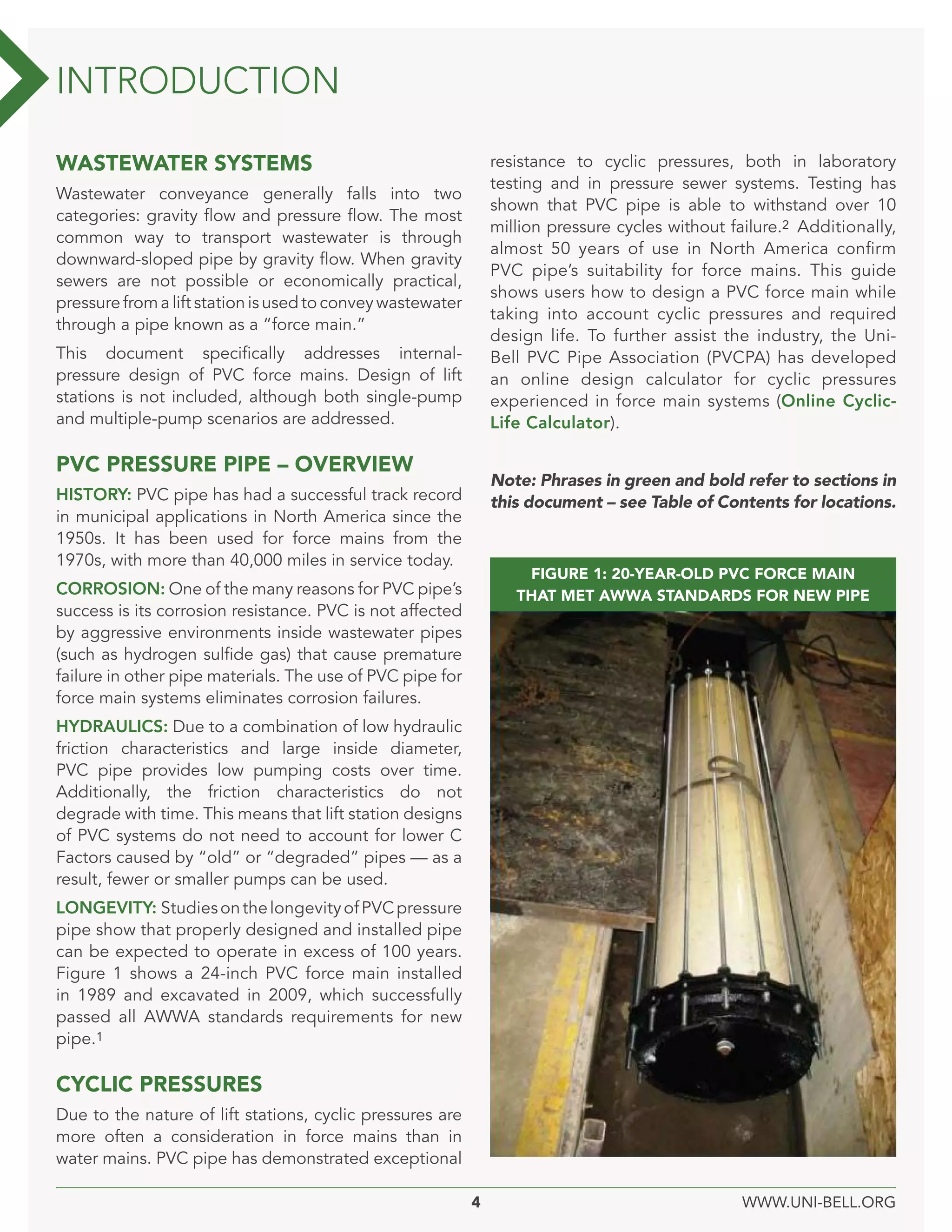 Force Main Layout Example Force Main Design Guide for PVC Pipe | PDF