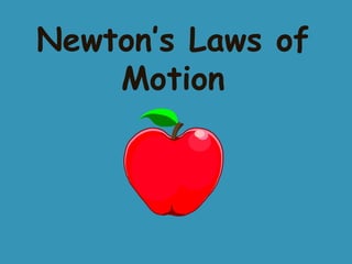 Newton’s Laws of
Motion

 