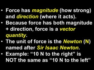 Comprehensive Overview of Force, Vector Representation, and Types of ...