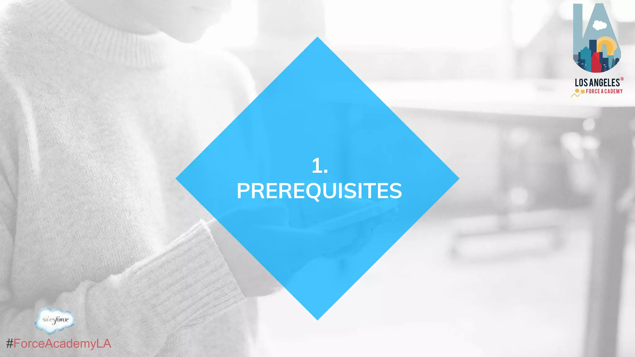 #ForceAcademyLA
1.
PREREQUISITES
 