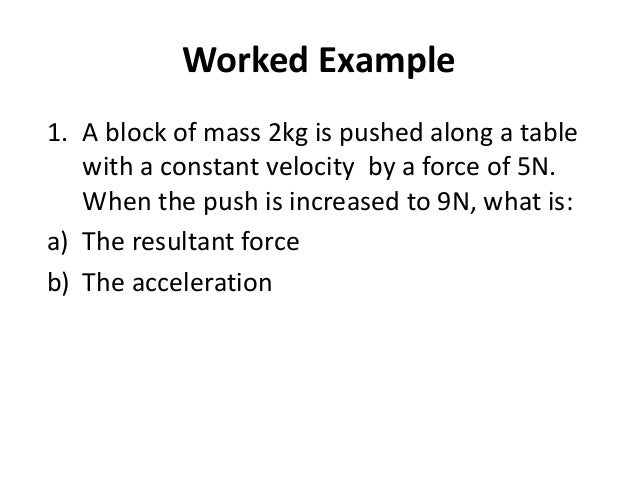 Force And Acceleration Simplified