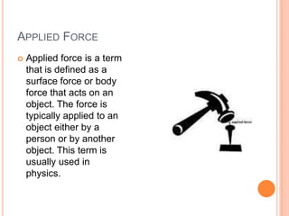 Force and Energy | PPTX