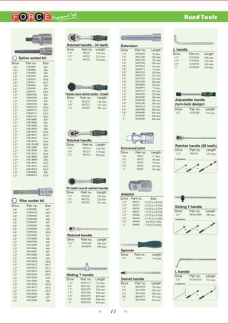 Force Tools Catalogue | PDF