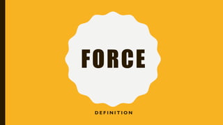 Force definition pdf | PDF
