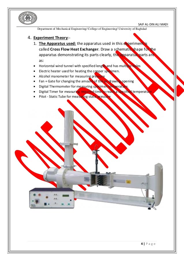 forced heat convection HEAT TRANSFER Laboratory