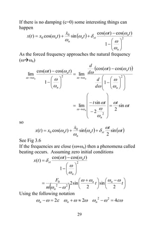 Forced Vibration - Response of a damped system under harmonic force | PDF