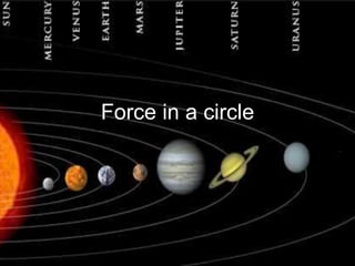Force in a circle
 
