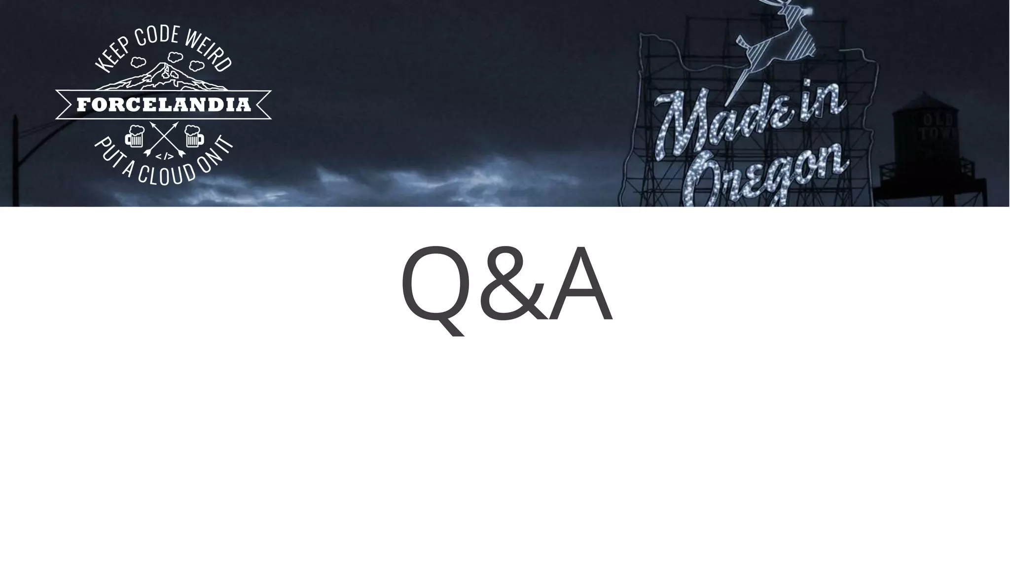 Q&A
 