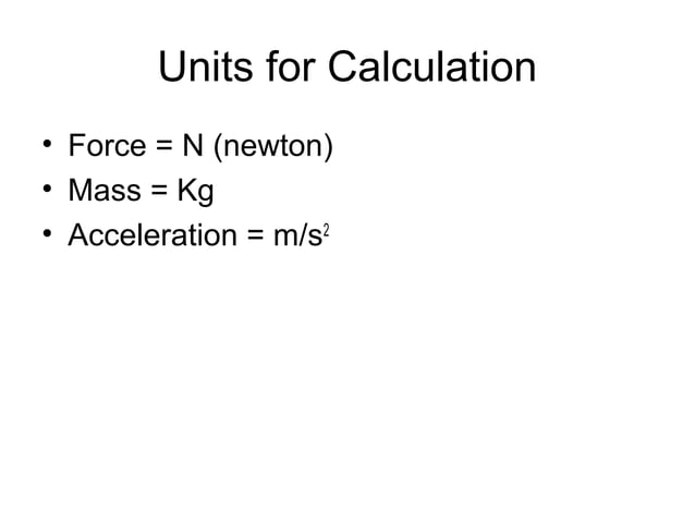 Force, mass, acceleration | PPT | Physics | Science