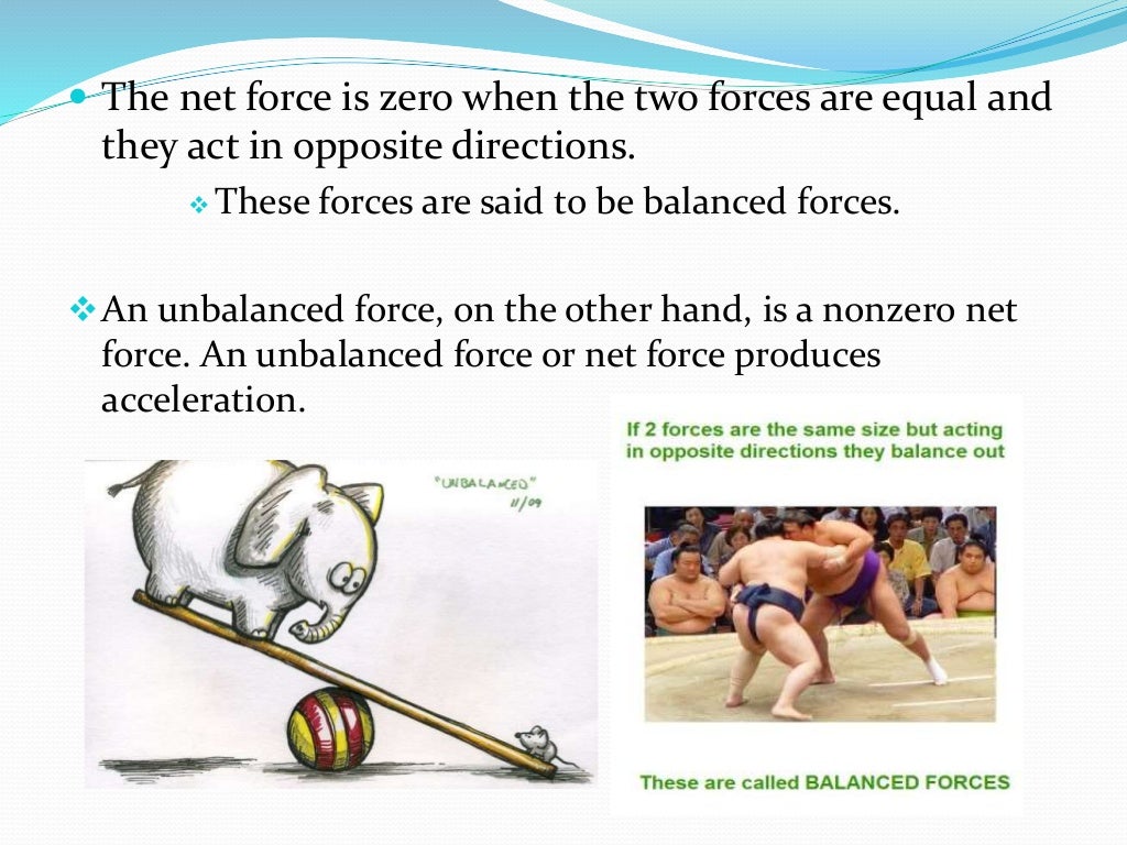 Force, motion and energy