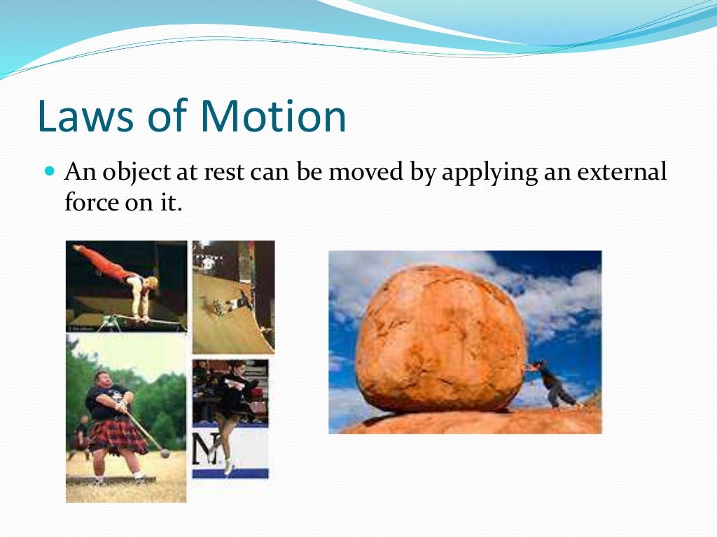 Force, motion and energy