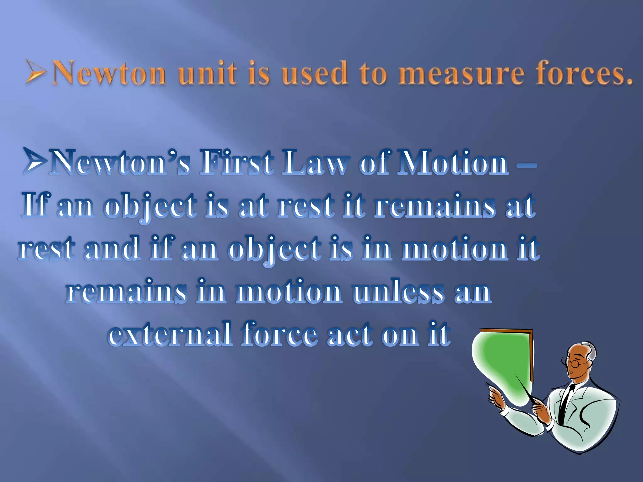 Force motion