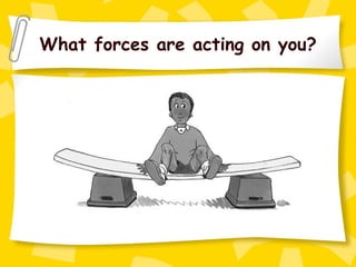 What forces are acting on you? 