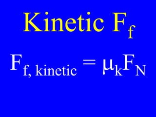 Kinetic Ff
Ff, kinetic = mkFN
 