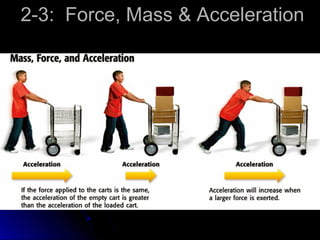 2-3: Force, Mass & Acceleration
 