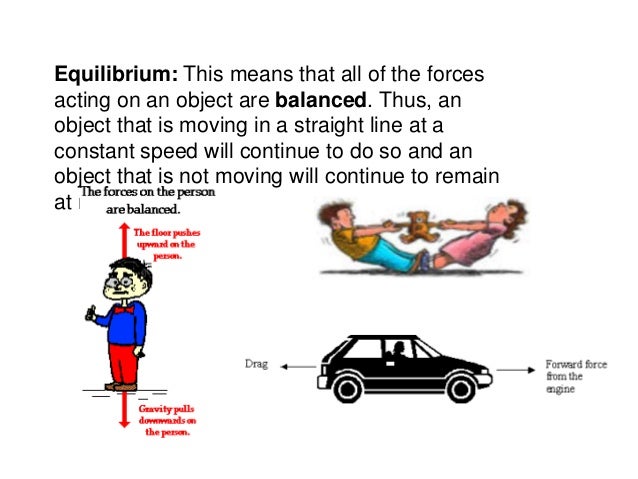 Examples Of Unbalanced Forces In Everyday Life Newton's First Law