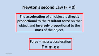 Propotional Objects Forces and Motion_Physics IGCSE.pptx 011 | PPTX