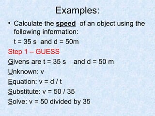 Forces and Motion Grade 10 PowerPoint Unit 7 | PPT