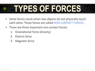 Forces and motion powerpoint