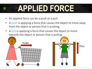 Forces and motion powerpoint