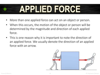 Forces and motion powerpoint