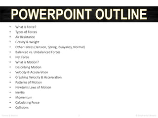 Forces and motion powerpoint