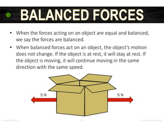 Forces and motion powerpoint