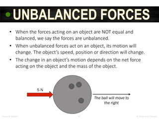Forces and motion powerpoint