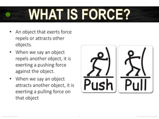 Forces and motion powerpoint