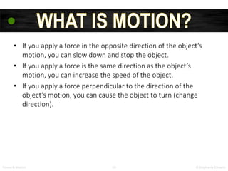 Forces and motion powerpoint
