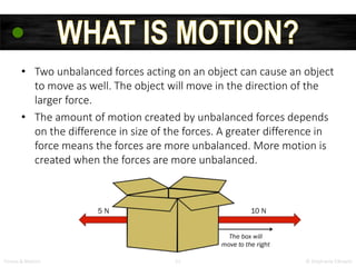 Forces and motion powerpoint