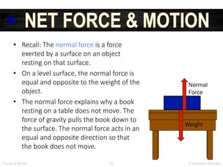 Forces and motion powerpoint
