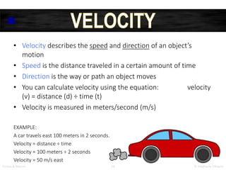 Forces and motion powerpoint