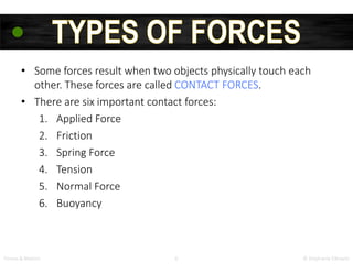 Forces and motion powerpoint