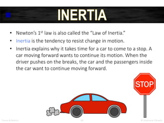 Forces and motion powerpoint