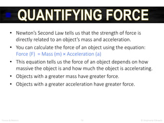 Forces and motion powerpoint