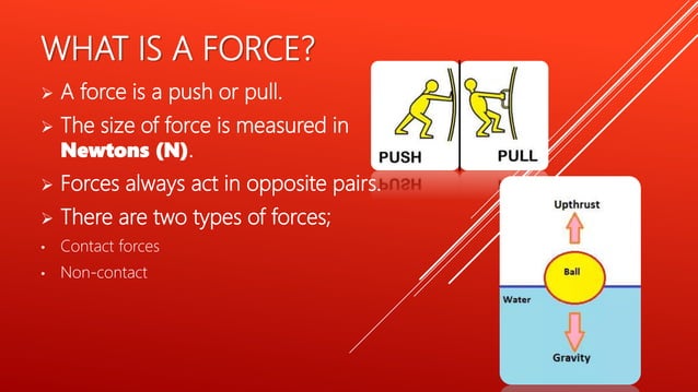 Forces and their effects | PPT